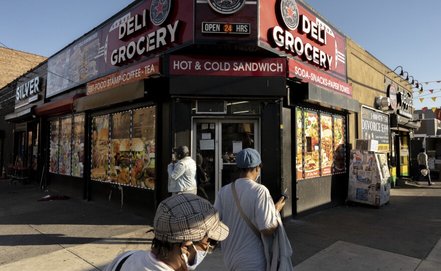 Outside Star 1 Deli, the East Flatbush bodega where Bryan Antoine was killed in February 2013.
