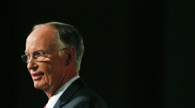 Alabama Gov. Robert Bentley speaks during the annual State of the State address at the Capitol, in Montgomery, Ala.,Tuesday, Feb. 7, 2017. 
