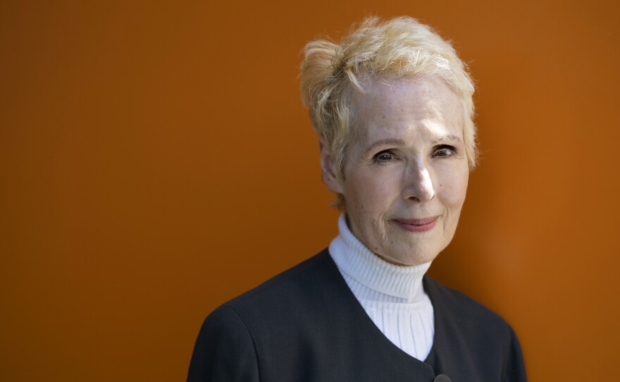 E. Jean Carroll, seen in a portrait taken earlier this year, filed a defamation lawsuit against President Trump on Monday. She says Trump sexually assaulted her in a department store dressing room in the 1990s. In her lawsuit, she alleges the president harmed her reputation and career when he said she was lying.