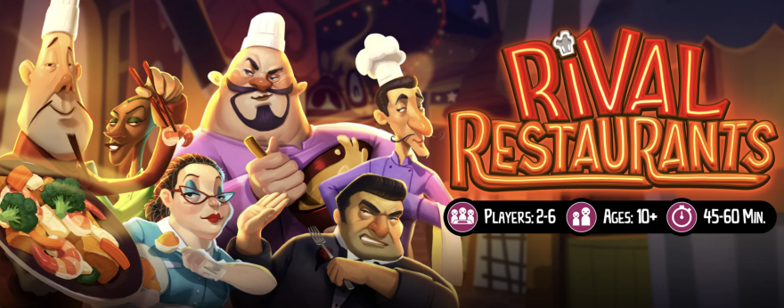 "Rival Restaurants" from Gap Closer Games will be one of the games you can play at Comic-Con.