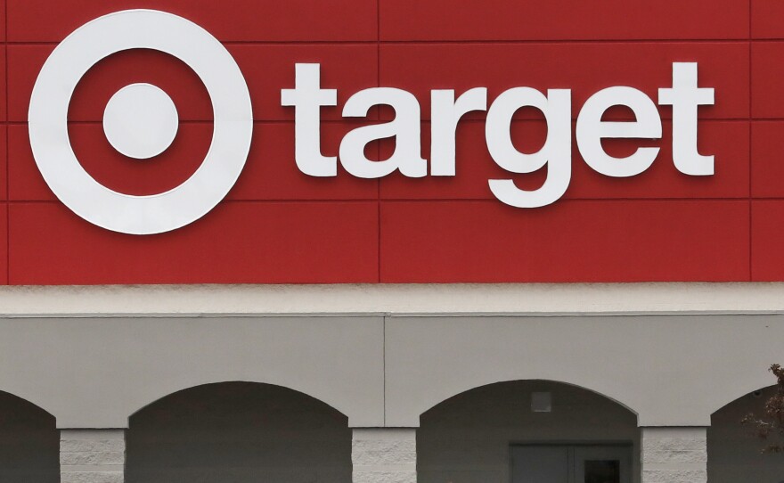 Target said it relied on its physical stores to fill 80% of online sales in the past three months.