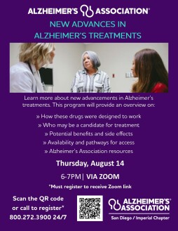 Alzheimer's Association: New Advances in Alzheimer's Treatments - Virtual
