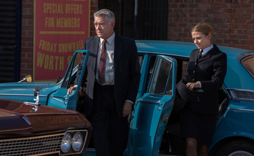 Inspector George Gently and Rachel.