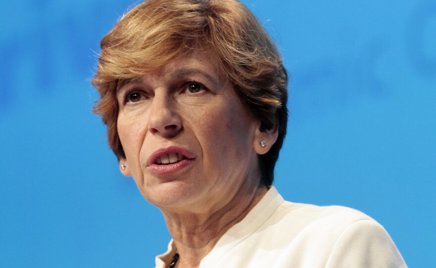 Randi Weingarten, president of the American Federation of Teachers, says a bar exam for K-12 teachers would test a person's knowledge based on the subject he was hired to teach such as math, history, English, science.