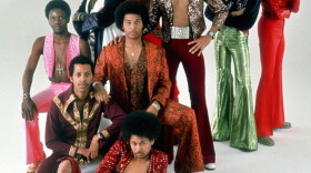 Earth, Wind & Fire pose for a studio portrait circa the mid-1970s.