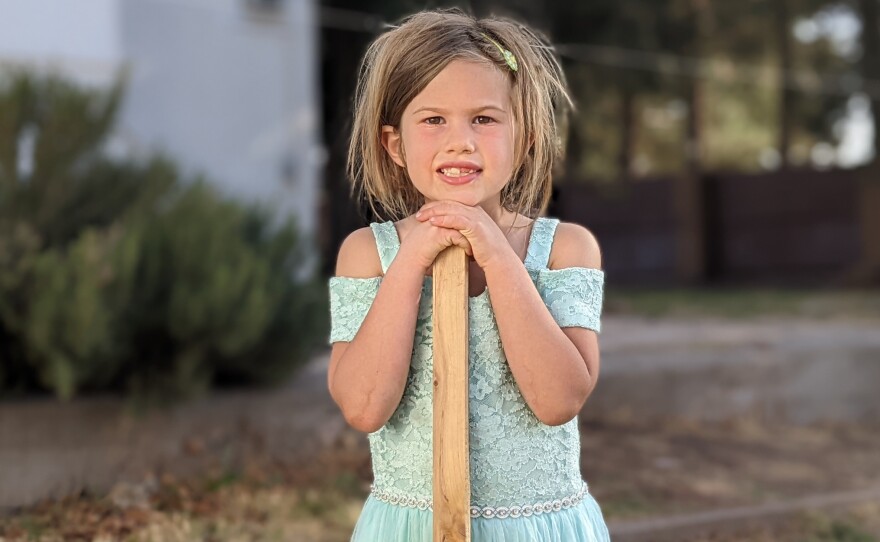 Rosy, age 6, gives COVID tests and vaccines to her stuff animals. She herself has been exposed to SARS-CoV-2 multiple times and never tested positive. What's her secret?
