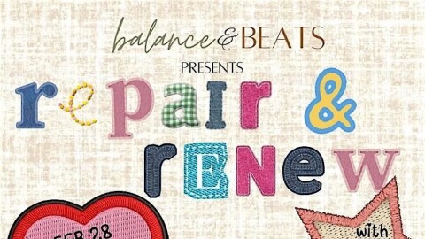 Balance and Beats x Sew Loka: Repair and Renew Workshop