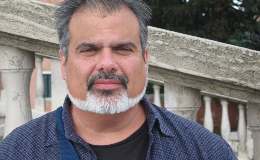 Christopher Saucedo teaches sculpture, drawing and mixed media art at Adelphi University.