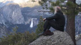John Muir, portrayed by Howard Weamer, in Yosemite.