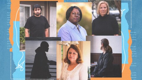 Several people involved in CARE court proceedings are shown in this undated photo illustration.