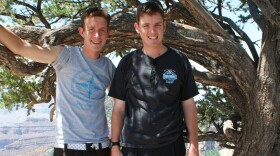 Brothers Matt (right) and Mitch (left) Barnes say growing up in a military family has its challenges. 