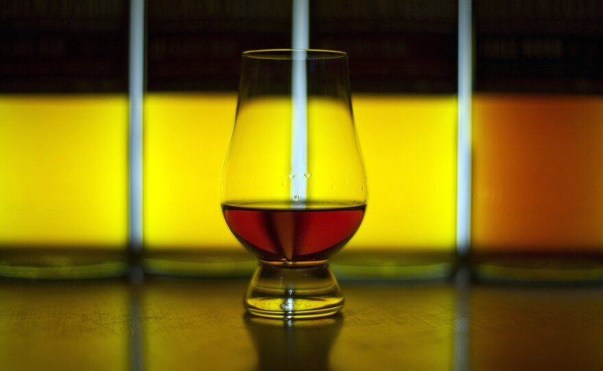 Single malt Scotch whisky, produced at the Auchentoshan Distillery near Glasgow, Scotland, could benefit from a little water, a new paper suggests.