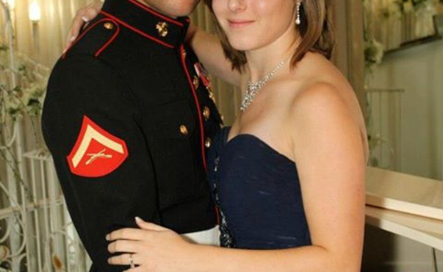 Cpl. Jonathan Wayne Corwin and Erin Corwin