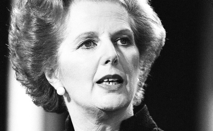 Prime Minister Margaret Thatcher in 1981. She died Monday, at the age of 87.