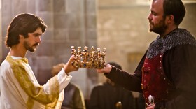 Ben Whishaw As Richard II and Rory Kinnear as Henry Bolinbroke in "The Hollow Crown: Richard II."