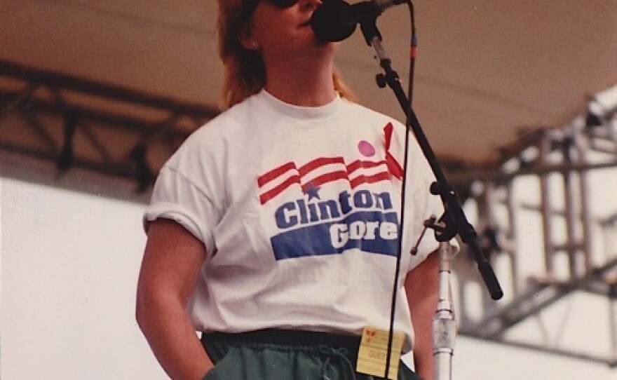 Emily Saliers at the March on Washington for Lesbian, Gay, and Bi Equal Rights and Liberation in 1993