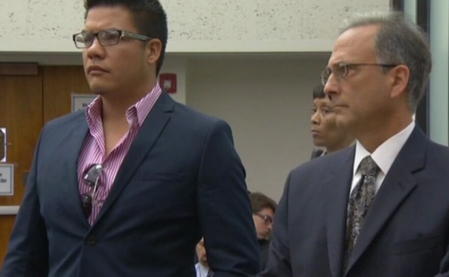 Thomas Miguel Guerra, who is accused of knowingly exposing his partner to the HIV virus, is pictured in court, Sept. 2, 2014.