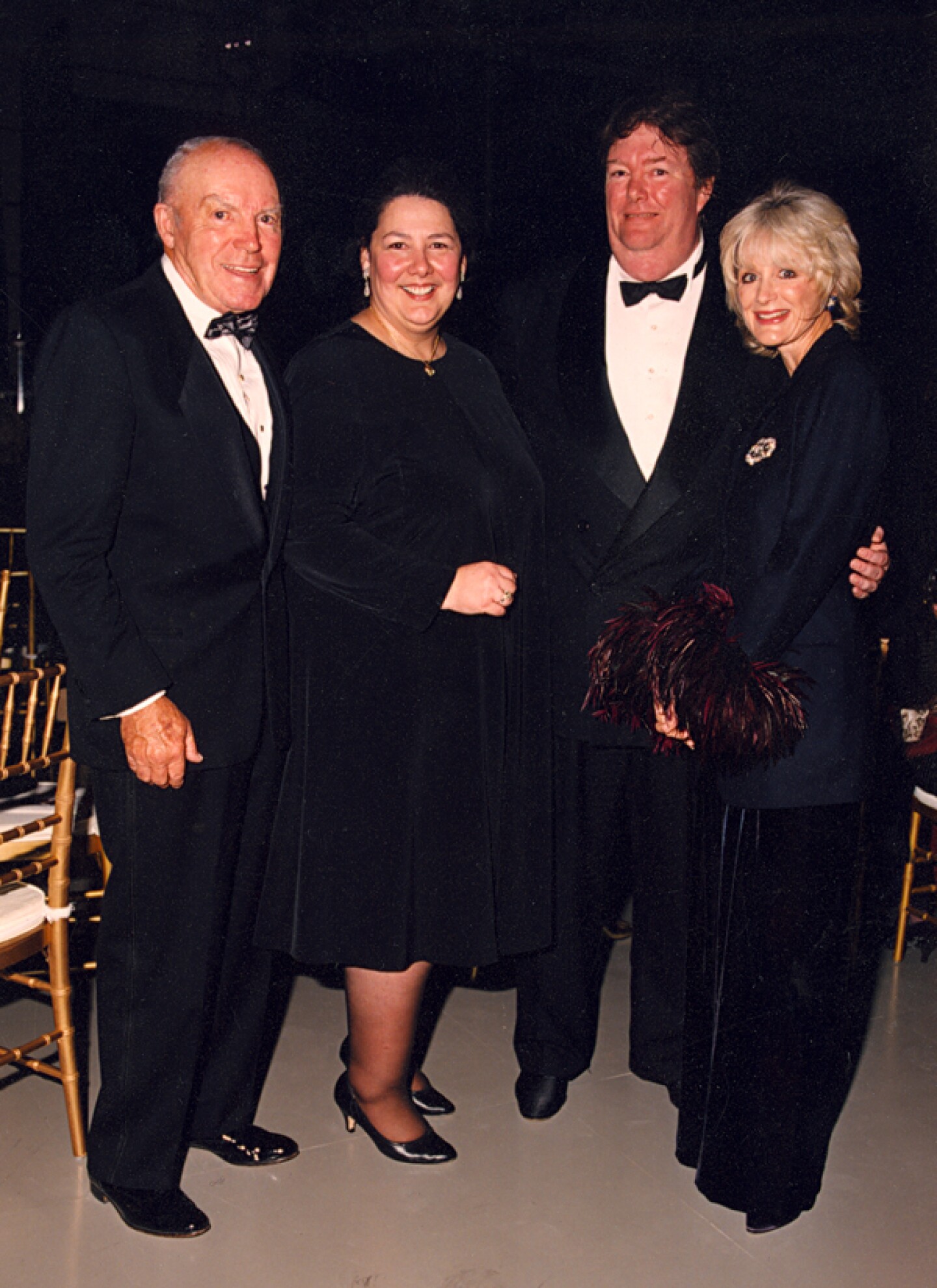 Donald and Darlene Shiley (left) with David Copley and Judith Harris. Donald and Darlene Shiley and the Copley Family are charter members of the KPBS Hall of Fame. Both families were honored with a Visionary Award.