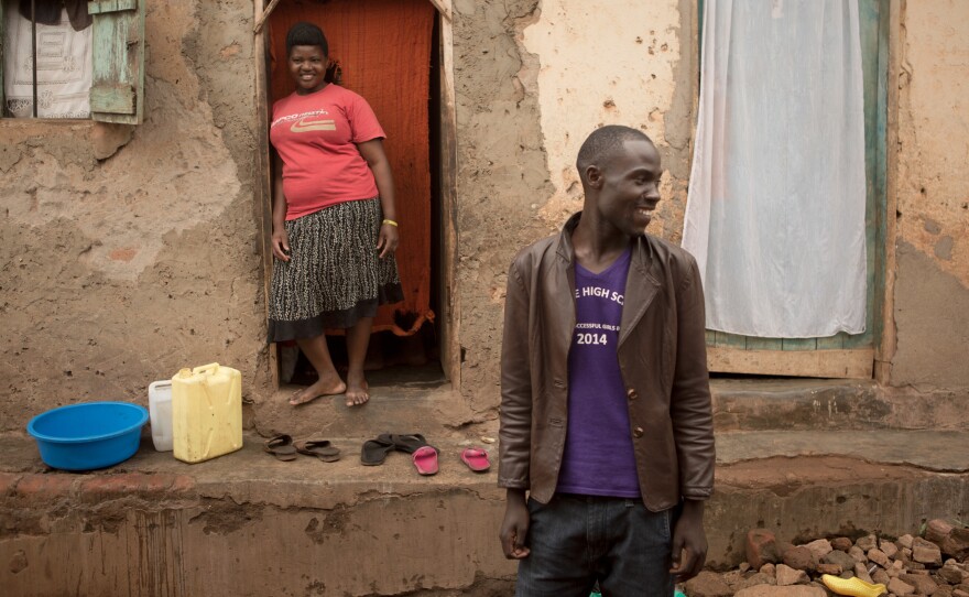 Brian Mugabi first came to the Katwe Chess Academy to get free food — and became a player. Then he brought his sister, Phiona, who's gone on to become a national champ.