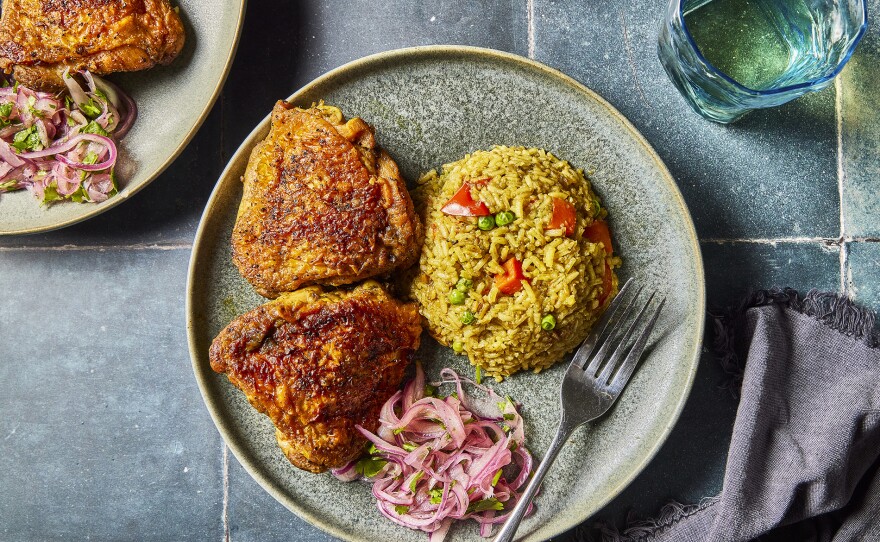 Peruvian Arroz con Pollo