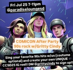 COMICON 'Come As You Are' After Party with Gritty Cindy
