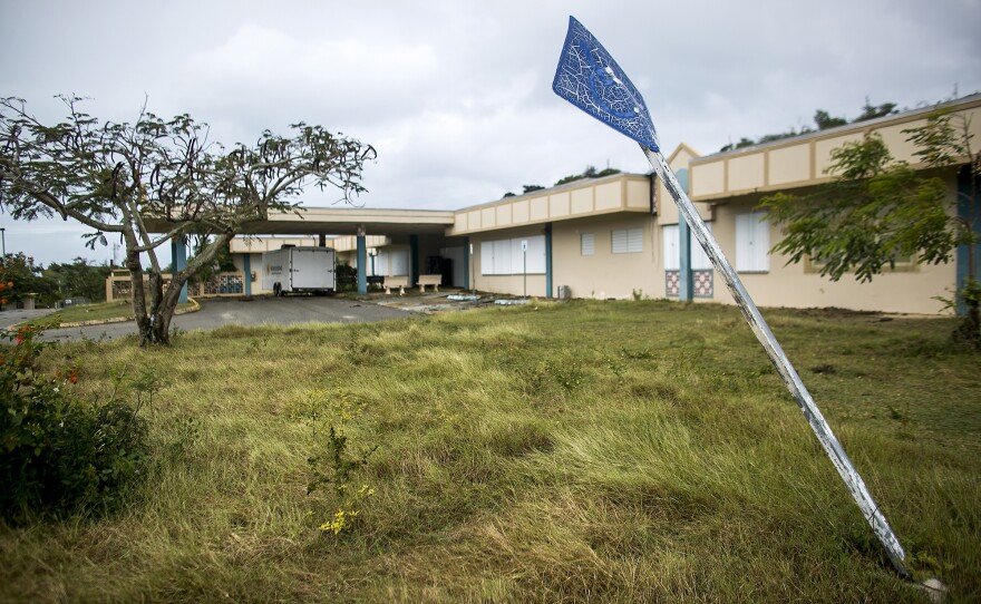 The Family Health Center Susana Centeno on remote Vieques island, part of Puerto Rico, was forced to close after it suffered damage from Hurricane Maria in 2017.
