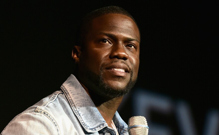 Kevin Hart was the most successful comedian last year. He's seen here speaking at the official convention of the National Association of Theatre Owners in Las Vegas.