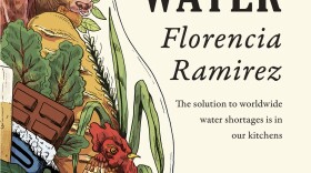 The cover of "Eat Less Water" is pictured.
