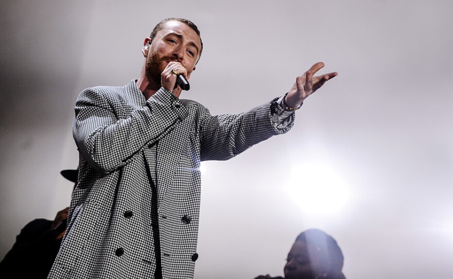 Grammy, Golden Globe and Academy Award-winner Sam Smith performs in May 2018 at the BBC’s Biggest Weekend music festival.