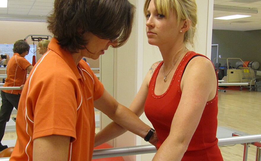 Kristin Collins in rehab.