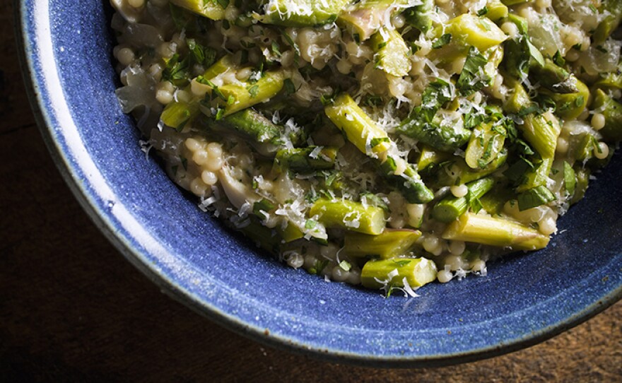 Couscous “Risotto” with Asparagus