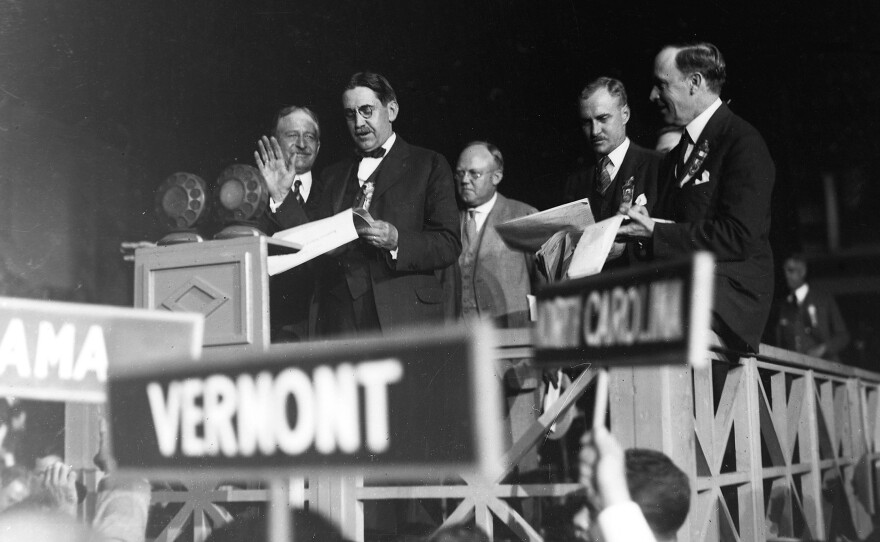 Delegates at the 1924 Republican National Convention in Cleveland, Ohio.