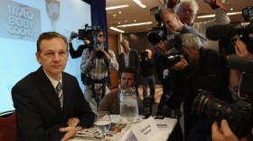 Wikileaks founder Julian Assange holds a press conference at Park Plaza Hotel on October 23, 2010 in London, England. Dan Kitwood/Getty Images) 