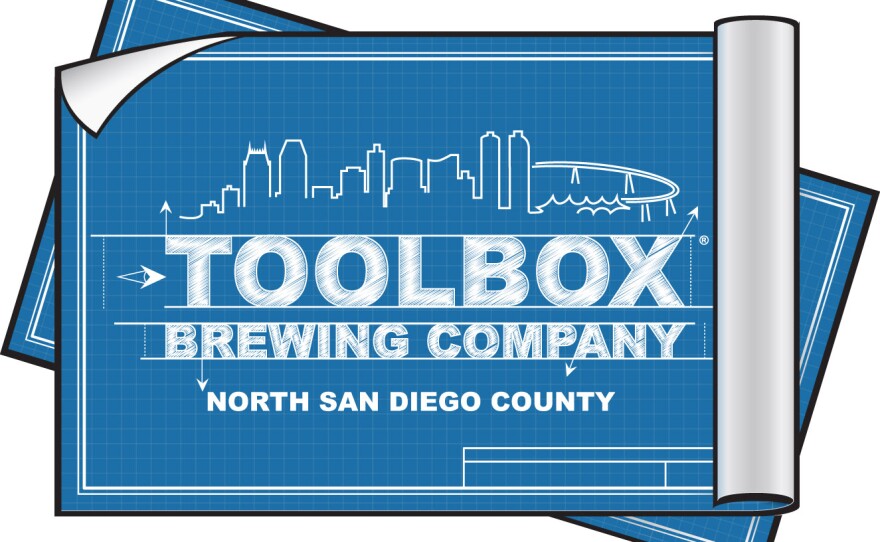 The logo of Toolbox, the eleventh craft brewery to open in Vista.