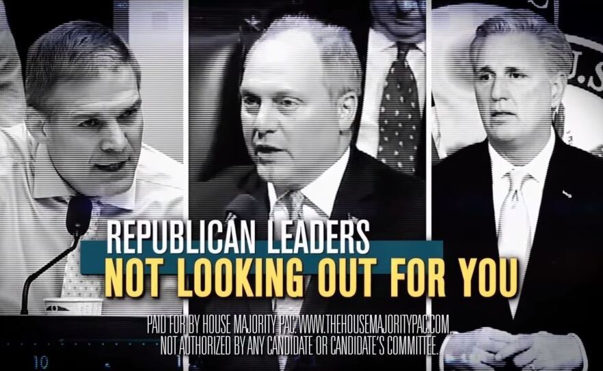 House Majority PAC has unveiled a campaign ad taking aim at top House Republican leaders.