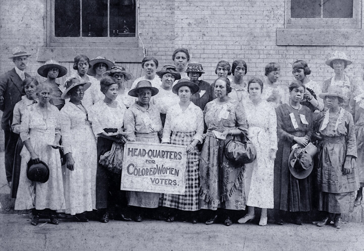 Headquarters for Colored Women Voters. Chicago, Ill, 1916.