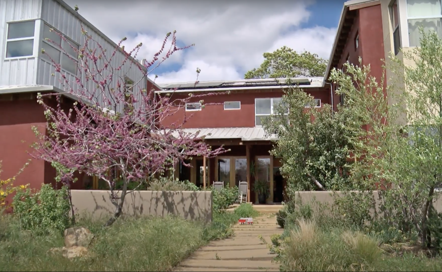 Frank Spevacek and his wife Kathleen Rosenow designed the house in Julian that they now share with their daughter, son-in-law and grandson.