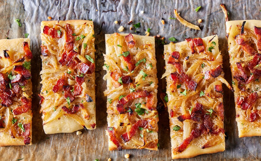 A French spin on pizza, Tarte Flambee