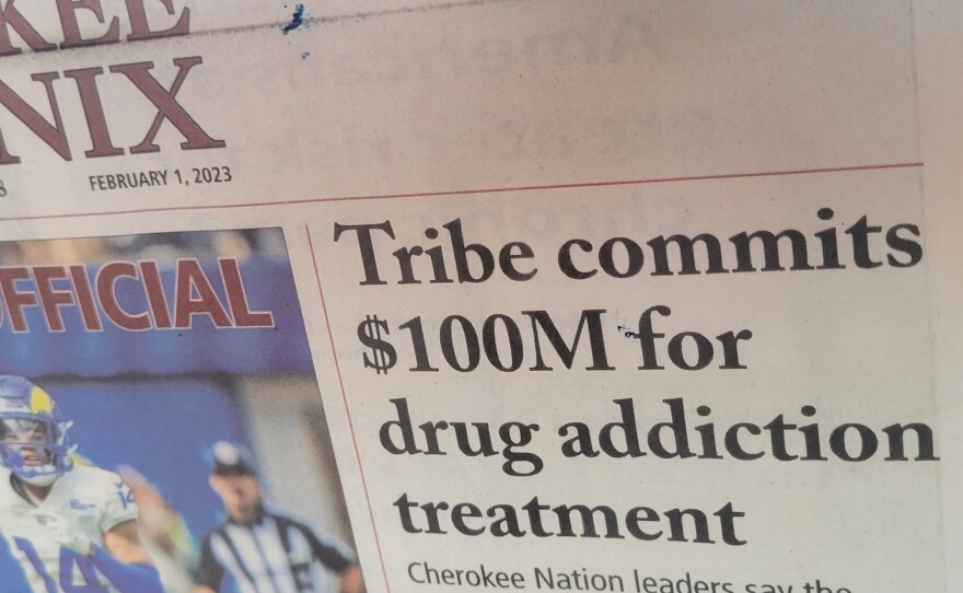 Tribal leaders in the Cherokee Nation say $100 million won from Big Pharma in opioid settlements will help their community heal from decades of addiction.