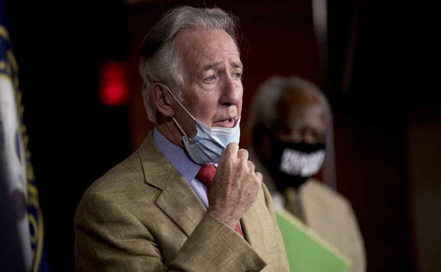 House Ways and Means Committee Chairman Richard Neal, D-Mass., is leading Democrats in a push to include child care and paid leave in upcoming legislation.