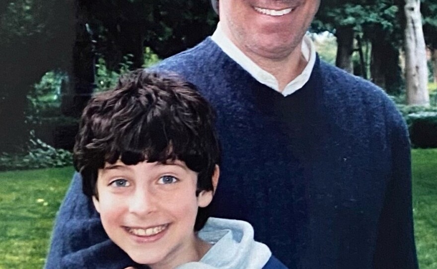 Jamie Raskin and son Tommy Raskin in an undated photo. "It wasn't his mind that marked him as so extraordinary," Jamie Raskin says. "It was his heart."