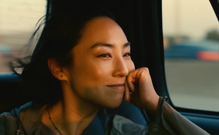 Greta Lee in <em>Past Lives. </em><strong><a href="https://www.npr.org/2023/10/19/1206824165/greta-lee-past-lives-the-morning-show">Hear Lee on <em>Fresh Air</em>.</a></strong>