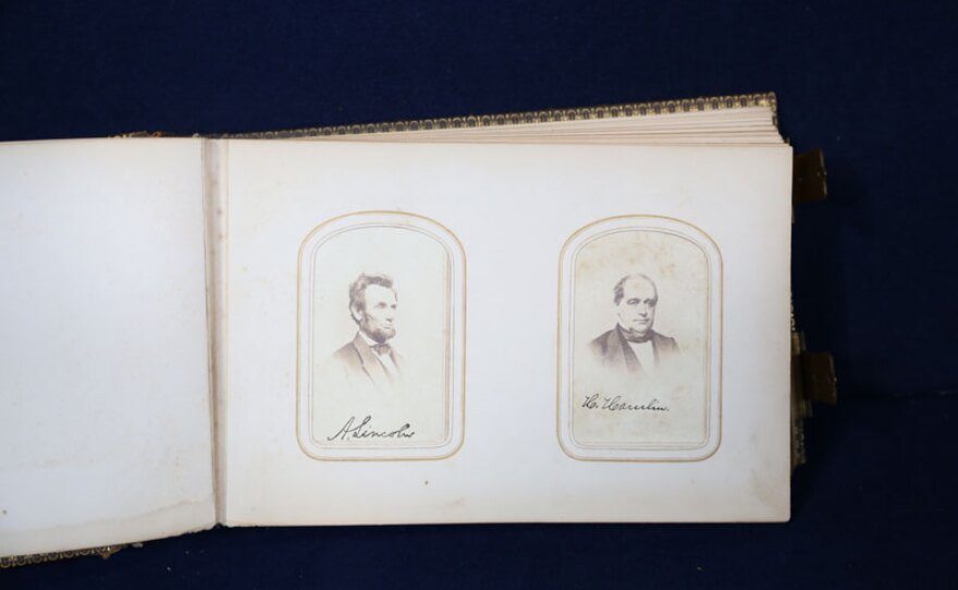 A Lincoln, Cabinet & Senate signed album appraised by Wes Cowan in Detroit, Mich.