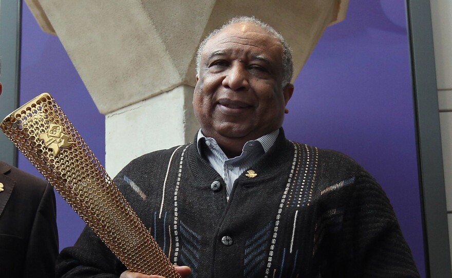 Jim Redmond was selected to be a torchbearer in the nationwide torch relay before the 2012 Olympic Games in London.