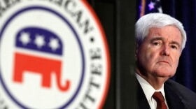 Former Speaker of the House Newt Gingrich, shown in May, is trying to reach out to Latinos with a new website and a forum this week.