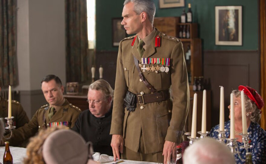 St Clare (Angus Wright) gets up in response to Rawlings in episode 4.