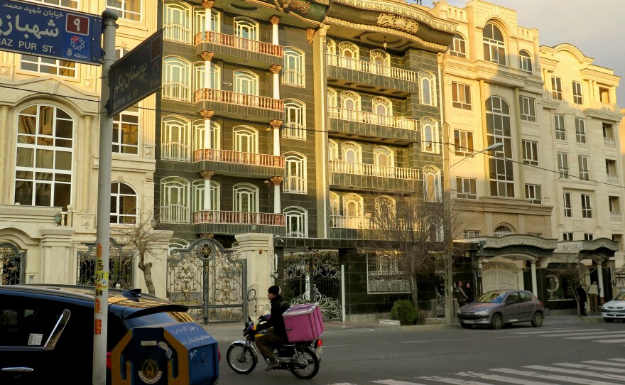 Imam Aziz Babaei's Sunni mosque is located unobtrusively within this upscale Tehran neighborhood. It's one of the few Sunni mosques permitted in the city.