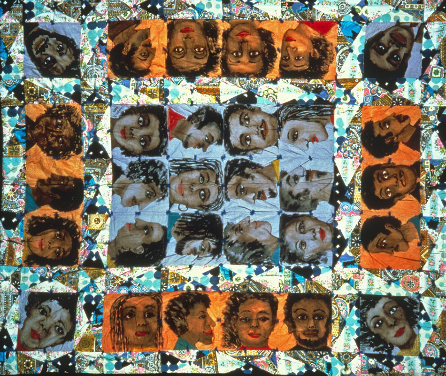 “Echoes of Harlem” ©Faith Ringgold, 1980.