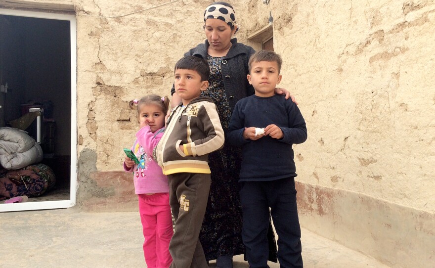 Wedat Kasim and her family stayed on Mount Sinjar through the long siege, from August until December.