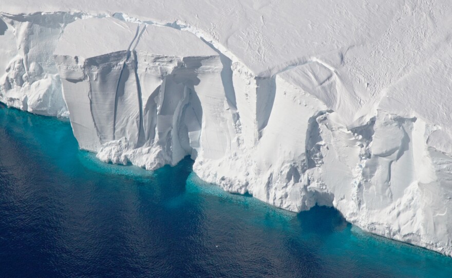 The Getz Ice Shelf in West Antarctica. Scientists are working to figure out exactly how quickly ice in West Antarctica is collapsing into the sea. The answer has profound implications for coastal communities around the world.